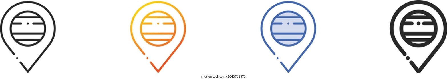 thailand icon.Thin Linear, Gradient, Blue Stroke and bold Style Design Isolated On White Background