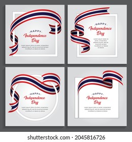 Thailand independence day vector illustration on a white background