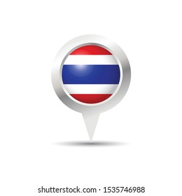 Thailand location icon vector design.Scalable vector design.