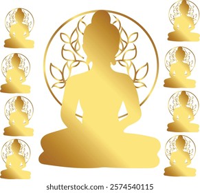 Thailand Makha Bucha vector illustration. Good for banner, poster, greeting card, party card, invitation, template, advertising, campaign, and social media.