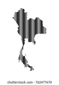 Thailand map background. Community map.Lines, points, circles and planes. Futuristic design.All elements are separated Abstract white background. Vector illustration EPS 10 .