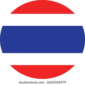Thailand Map And Flag Vector Symbol Design
