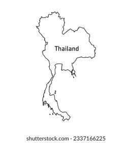 Thailand map icon vector illustration symbol design