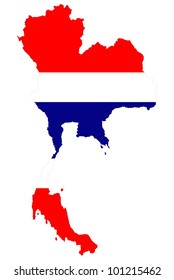  Thailand map illustrator.