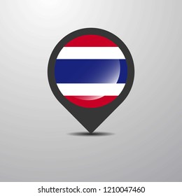 Thailand Map Pin