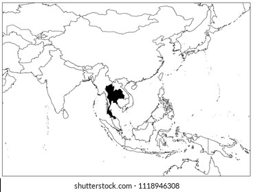 Thailand map wallpaper map geography