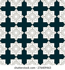 Thailand Modern Seamless Pattern Style