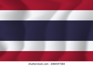 Thailand National Flag Background Illustration