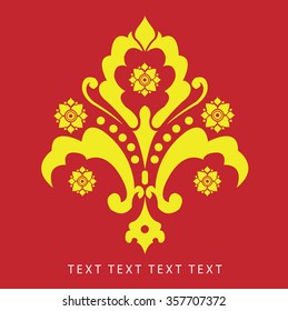 Thailand pattern for a background or logo.