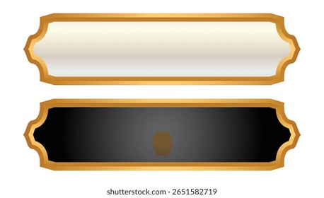 Thailand retro frame pattern exotic borders golden elegant text box vector	
