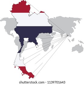 Thailand is a Southeast Asian country. It's known for tropical beaches, opulent royal palaces, ancient ruins and ornate temples displaying figures of Buddha. In Bangkok, the capital