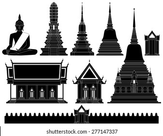Thailand Temple vector