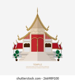 Thailand Temple,vector