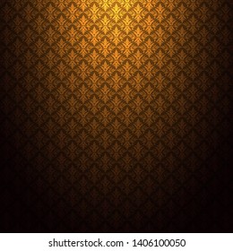 Thailand thai vintage pattern texture background wallpaper design vector 