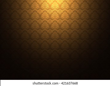 Thailand Thai Vintage Pattern Texture Background Wallpaper Design Vector 