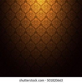 Thailand thai vintage pattern texture background wallpaper vector