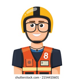 Thailand transport rider in simple flat vector. personal profile icon or symbol. people concept vector illustration.