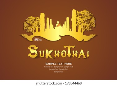 thailand travel, vector illustration
