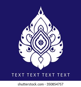 Thailand vector art form .
