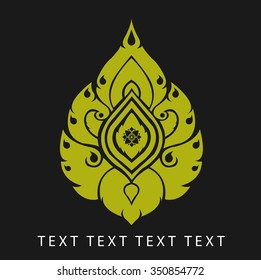 Thailand vector art form .