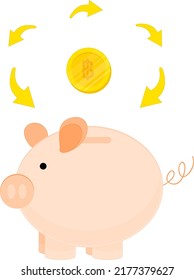 thailand  vector hand drawn flag, Thai baht