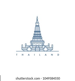 Thailand. Vector illustration.