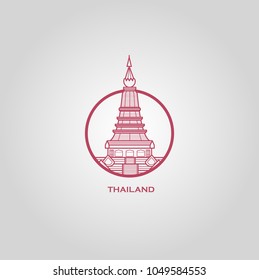 Thailand. Vector illustration.