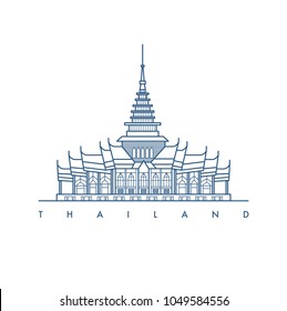 Thailand. Vector illustration.