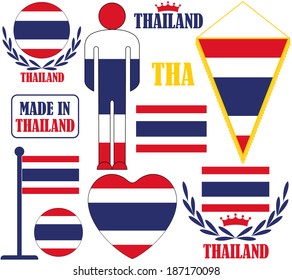 Thailand. Vector Illustration