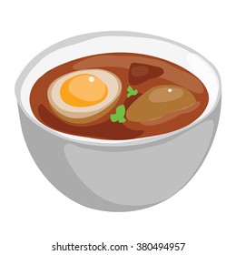 Thailand's national dishes,Stewed pork and egg