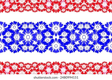 thailand,seamless ,Traditional ethnic,thai pattern, fabric pattern for textiles,rugs, wallpaper, clothing, sarong, batik,wrap,embroidery,print, background,cover,vector illustration,thai flag