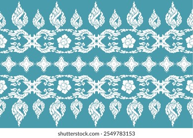 Thailand,thai pattern. seamless ,Traditional ethnic,fabric pattern for textiles,rugs, wallpaper,clothing, sarong, batik,wrap,embroidery,print,background,cover,vector illustration