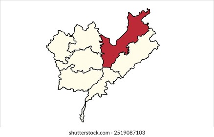 Thakurganj Kishanganj map, Kishanganj District, Bihar State, Republic of India, Government of Bihar, Indian territory, Eastern India, politics, village, tourism