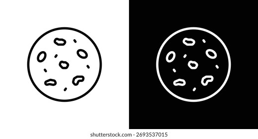 Gráficos del Vector del icono de la talasemia en trazos