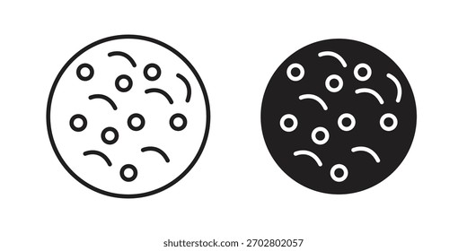 Elemento de diseño aislado de Vector de icono de talasemia. EPS10