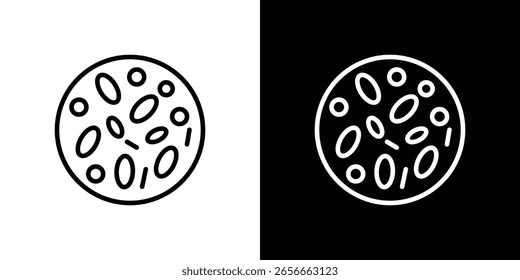 Thalassämie Symbol für Website, Vektordesign Vorlage eleganten Stil