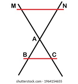 thales intercept theorem in mathematic