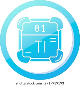Diseño de ícono de Vector de línea de talio