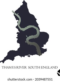 Thames River Vector Art Design