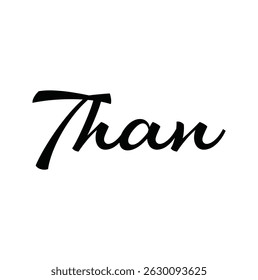 than text for T-shirt print and other use on white background.