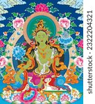 thangka,buddha art painting, buddhist art, buddha.