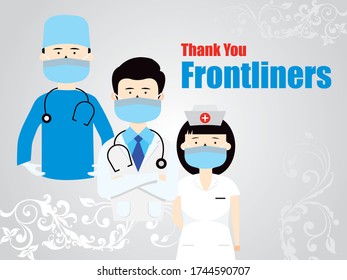 Thank for FRONTLINERS to work hard 