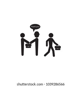 to thank for a good deed icon. Detailed icon of friendship and relationships icon. Premium quality graphic design. One of the collection icon for websites, web design, mobile app on white background