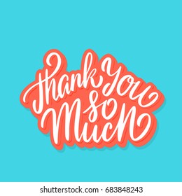 Thank so much! Vector lettering.