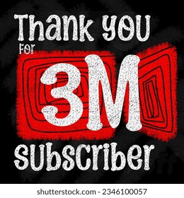 Thank you for 1 2 3 4 5 6 7 8 9 10 11 12 13 14 15 16 17 18 19 20 21 22 23 24 25 26 27 28 29 30 40 50 60 70 80 90 100 M subscriber selebration poster on social media 