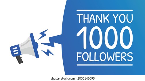 Thank You 1000 Followers Banner