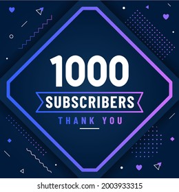 1000 Subscribers High Res Stock Images Shutterstock