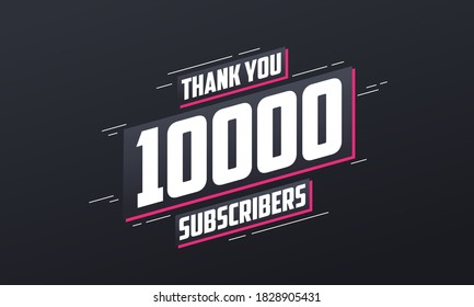 Gracias a 10000 suscriptores celebración de 10k suscriptores.