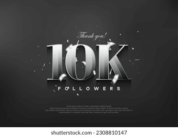 Thank you 10K followers. Elegant design with metallic silver color.