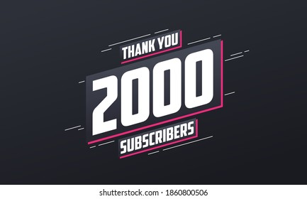 Thank you 2000 subscribers 2k subscribers celebration.